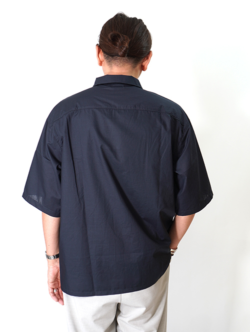 LA MOND  LAWN SKIPPER SHIRT - Navy Black