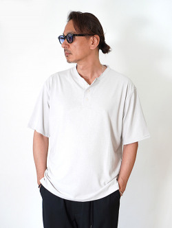 SALUTE HELM  マルーデコットン 20S 天竺 ヘンリーTee - Graige