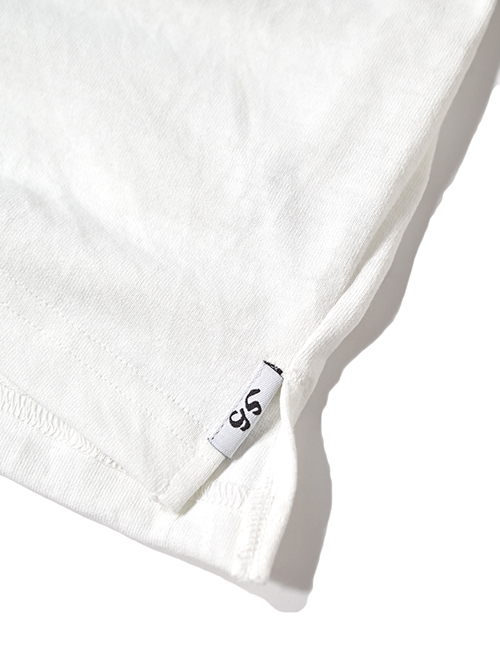 SALUTE HELM  マルーデコットン 20S 天竺 ヘンリーTee - Off White