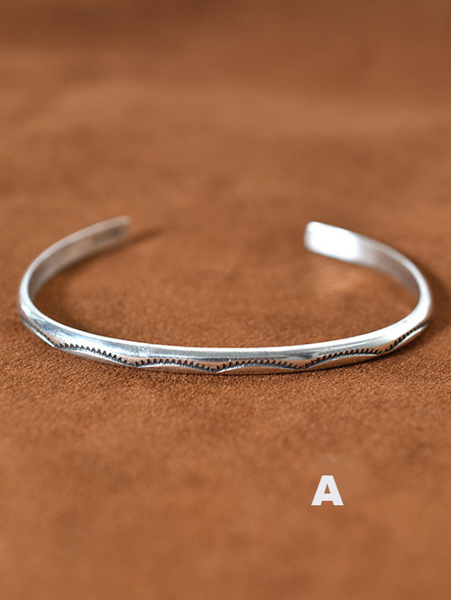 NAVAJO Hand Made Silver Bangle