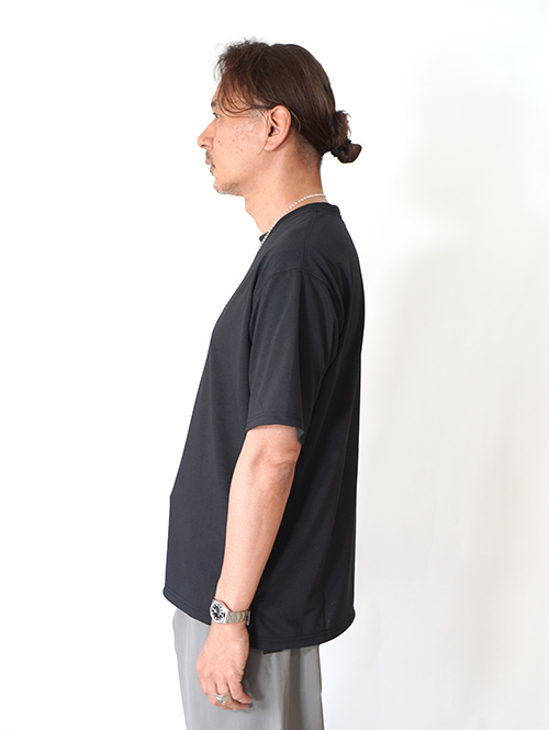 SALUTE HELM マルーデコットン20s天竺 半袖Tee (76001)  - Black