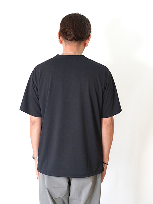 SALUTE HELM マルーデコットン20s天竺 半袖Tee (76001)  - Black