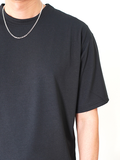 SALUTE HELM マルーデコットン20s天竺 半袖Tee (76001)  - Black