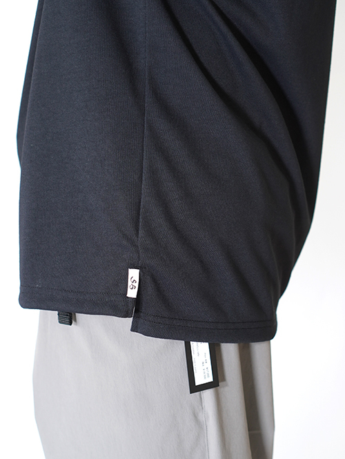 SALUTE HELM マルーデコットン20s天竺 半袖Tee (76001)  - Black