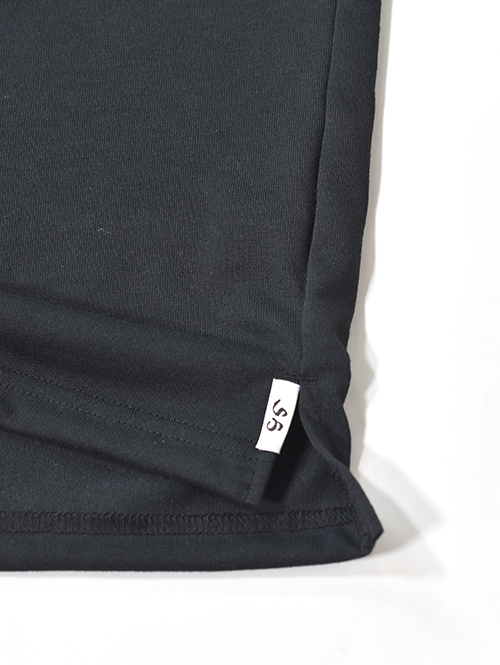SALUTE HELM マルーデコットン20s天竺 半袖Tee (76001)  - Black