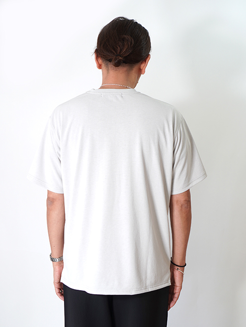 SALUTE HELM マルーデコットン20s天竺 半袖Tee (76001) - Greige