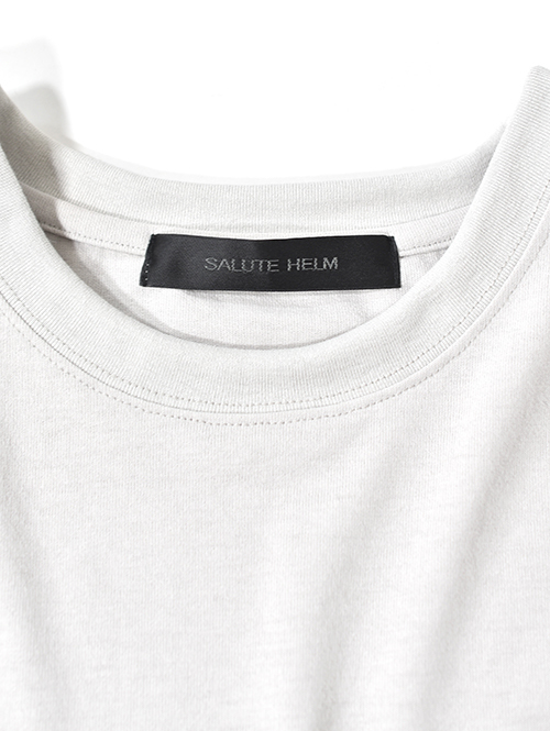 SALUTE HELM マルーデコットン20s天竺 半袖Tee (76001) - Greige