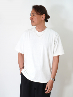 SALUTE HELM マルーデコットン20s天竺 半袖Tee (76001) - White