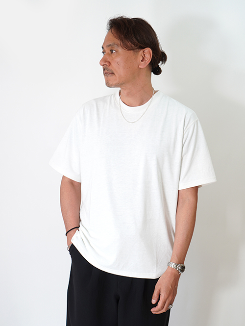 SALUTE HELM マルーデコットン20s天竺 半袖Tee (76001) - White