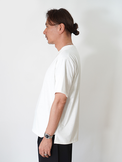 SALUTE HELM マルーデコットン20s天竺 半袖Tee (76001) - White