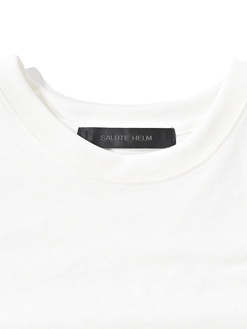 SALUTE HELM マルーデコットン20s天竺 半袖Tee (76001) - White