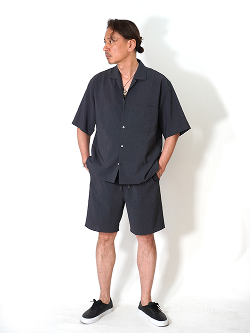 LA MOND  SHARI SHORT - Chambray Black