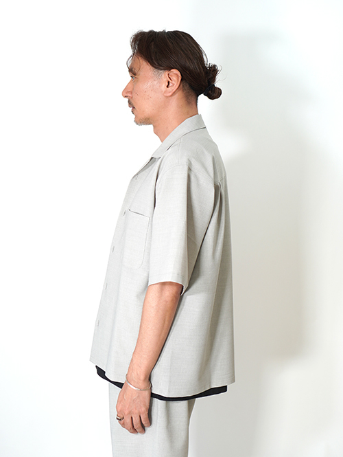 LA MOND  SHARI SHIRT - Ash Gray