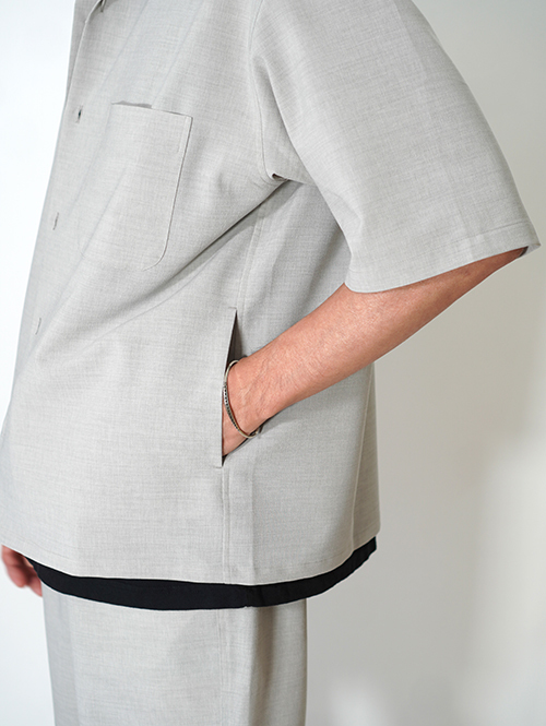LA MOND  SHARI SHIRT - Ash Gray