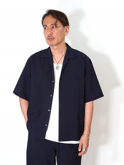 LA MOND  SHARI SHIRT - Navy Black