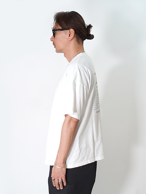 REMI RELIEF  HARD SP加工20/-天竺BIGサイズ ハーレーT - Off White