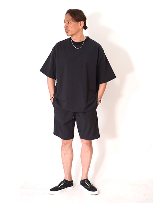 SALUTE HELM リコンフィー®︎ナイロン4WAYクロス スピンドル入りバルーンTee (76008)