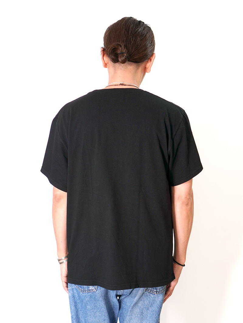 BTSA  Wide & Boxy Fit Short Sleeve Tee - Black