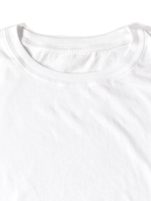 BTSA  Wide & Boxy Fit Short Sleeve Tee - White