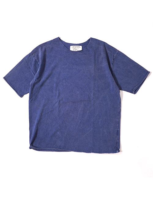 GRAB IN HOLLYWOOD  Heavy Weight Relax Fit All Cut Tee  - Pigment Indigo