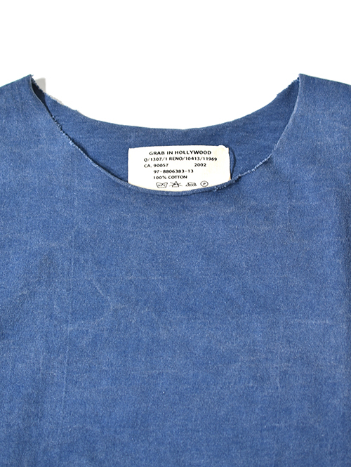 GRAB IN HOLLYWOOD  Heavy Weight Relax Fit All Cut Tee  - Pigment Indigo