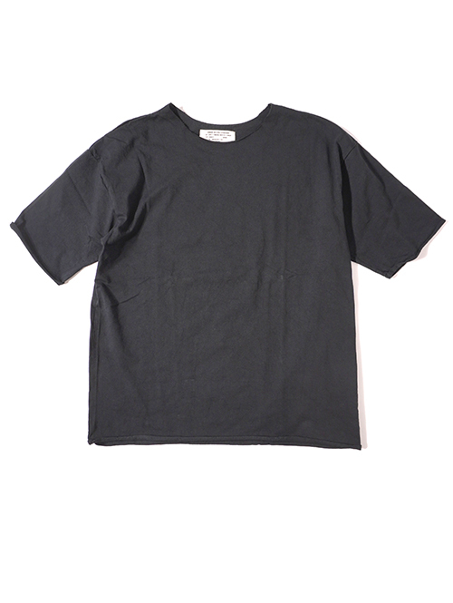GRAB IN HOLLYWOOD  Heavy Weight Relax Fit All Cut Tee  - Black