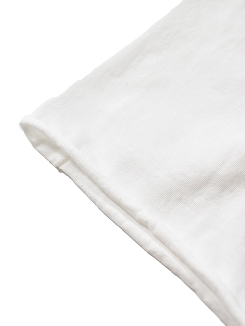 GRAB IN HOLLYWOOD  Heavy Weight Relax Fit All Cut Tee  - Off White