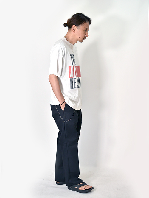 REMI RELIEF  NEW SP加工20/-天竺BIGサイズT（THE ALL HEARTS)- Off White