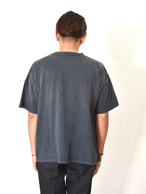 REMI RELIEF  NEW SP加工20/-天竺BIGサイズT（THE ALL HEARTS)- Vintage Black