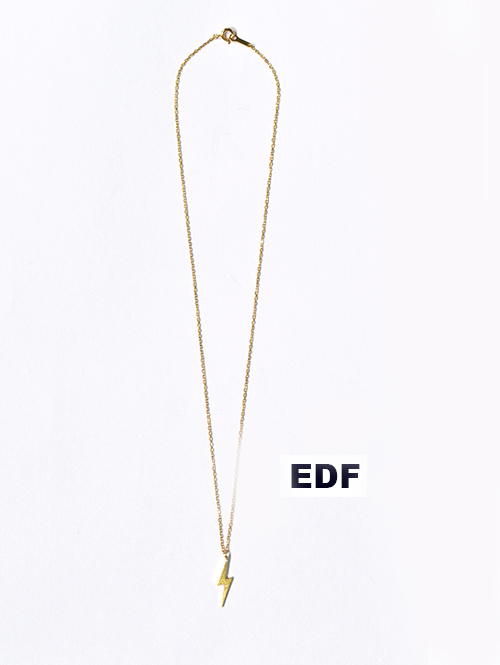 EDF BOLT NECKLACE (S) - Gold