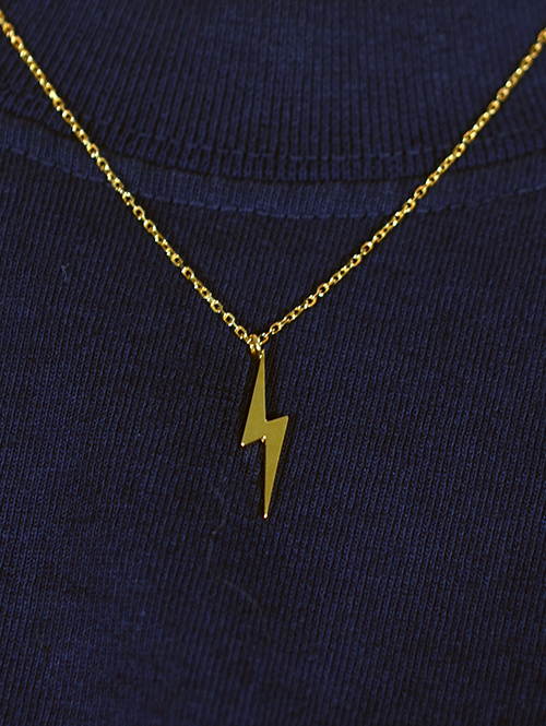 EDF BOLT NECKLACE (S) - Gold