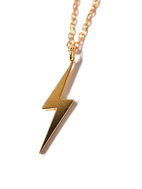 EDF BOLT NECKLACE (S) - Gold