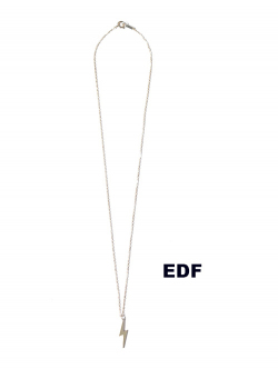 EDF BOLT NECKLACE (S) - Silver
