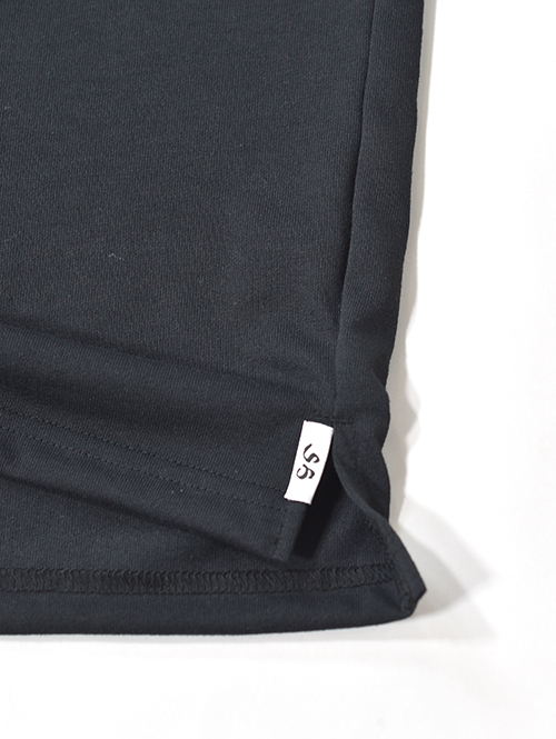SALUTE HELM マルーデコットン20s天竺 半袖Tee (76001)  - Black