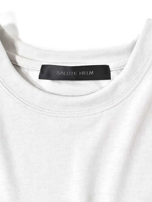 SALUTE HELM マルーデコットン20s天竺 半袖Tee (76001) - Greige