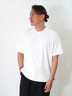 SALUTE HELM マルーデコットン20s天竺 半袖Tee (76001) - White
