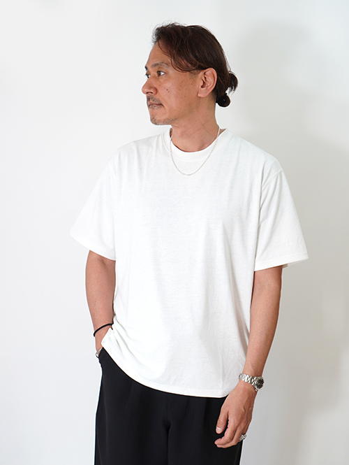 SALUTE HELM マルーデコットン20s天竺 半袖Tee (76001) - White