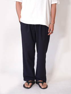 LA MOND  NEW SEMI WIDE SHARI PANT - Navy Black