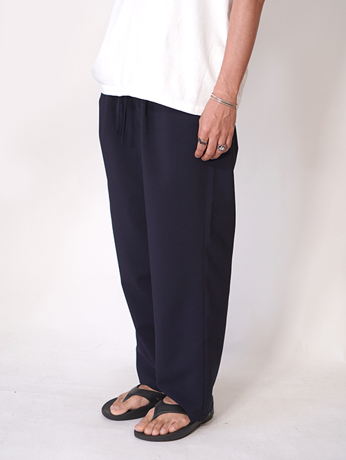 LA MOND  NEW SEMI WIDE SHARI PANT - Navy Black