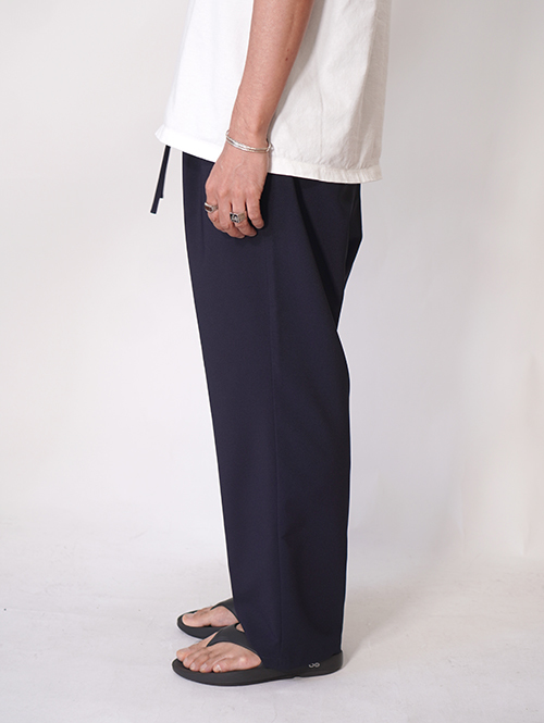 LA MOND  NEW SEMI WIDE SHARI PANT - Navy Black
