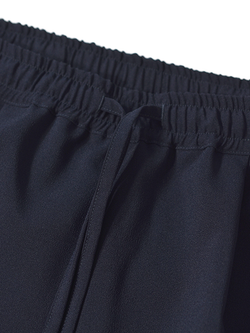 LA MOND  NEW SEMI WIDE SHARI PANT - Navy Black