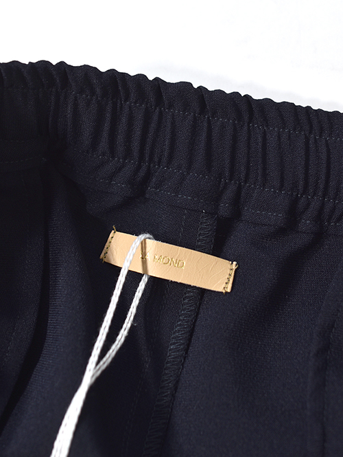 LA MOND  NEW SEMI WIDE SHARI PANT - Navy Black