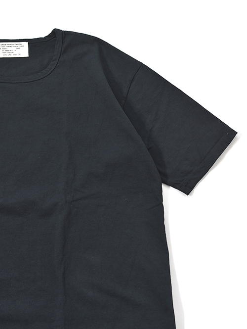 GRAB IN HOLLYWOOD  Heavy Weight Relax U Neck Tee  - Black