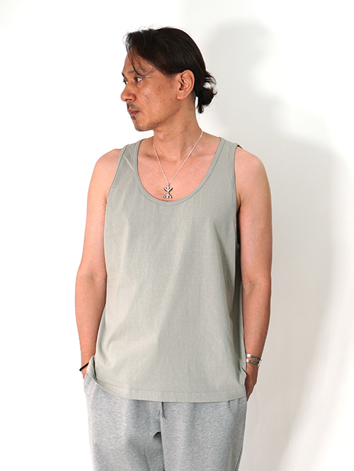 LOS ANGELES APPAREL 6.5oz Classic Tank - Sage
