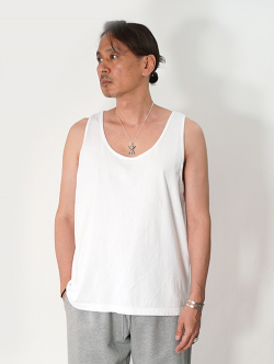 LOS ANGELES APPAREL 6.5oz Classic Tank - White