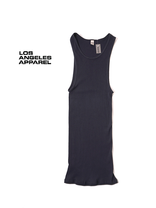 LOS ANGELES APPAREL  5.6oz GD 2X1 Tubular Rib Tank 
