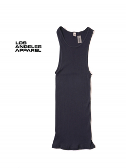 LOS ANGELES APPAREL  5.6oz GD 2X1 Tubular Rib Tank 