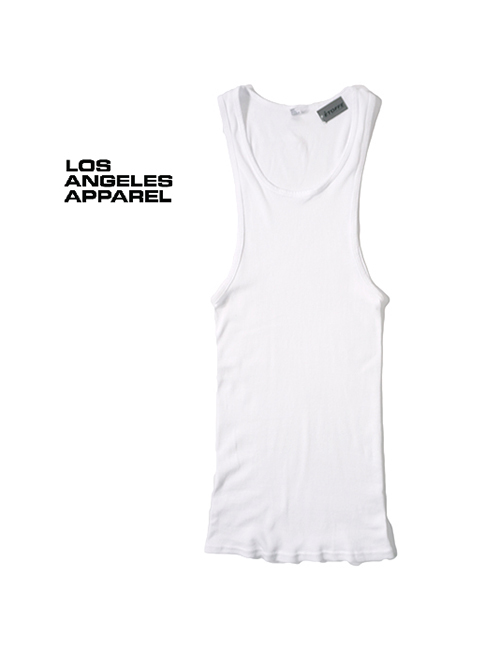 LOS ANGELES APPAREL  5.6oz GD 2X1 Tubular Rib Tank 