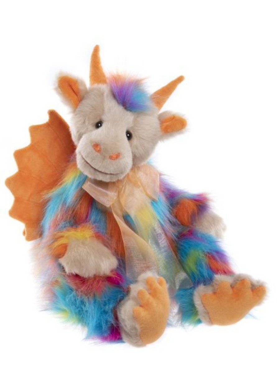 Charlie Bears チャーリーベアーズ　Rainbows End(レインボーエンド　ドラゴン　ぬいぐるみ　恐竜の縫いぐるみ)