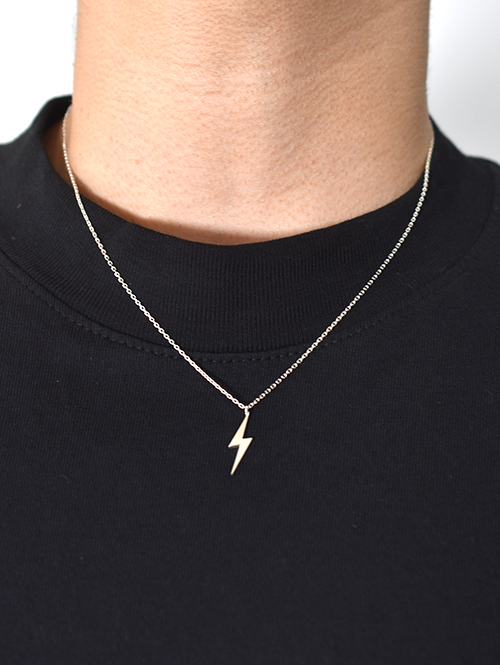 EDF BOLT NECKLACE (S)  Silver - 45cm
